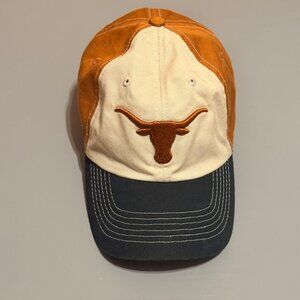 Texas Longhorns Hat Cap Fan Favorite Strapback NCAA Logo Hologram Vintage TX